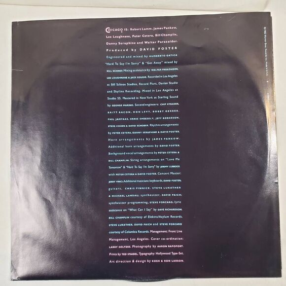 Chicago 16 LP Vinyl Record Album - Picture 5 of 7